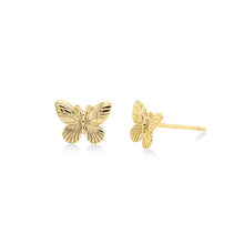 Load image into Gallery viewer, 925 Sterling Silver Butterfly Stud Earrings
