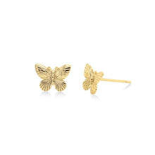 Load image into Gallery viewer, 925 Sterling Silver Butterfly Stud Earrings
