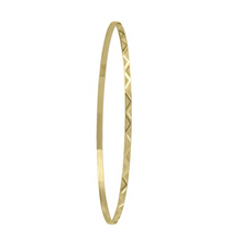 Load image into Gallery viewer, 10K Gold Diamond Cut Stackable Bangles
