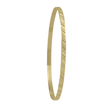 Load image into Gallery viewer, 10K Gold Diamond Cut Stackable Bangles
