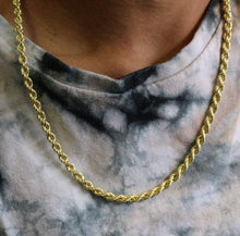 Load image into Gallery viewer, 10K Gold 5mm Rope Chain
