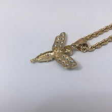 Load image into Gallery viewer, 10K Gold Angel Pendant Necklace
