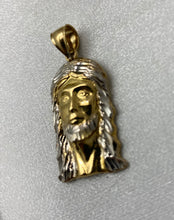 Load image into Gallery viewer, 10K Gold Diamond Cut Jesus Pendant
