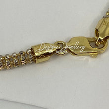 Load image into Gallery viewer, 10K Gold 5.5 mm Fancy Link Chain Set
