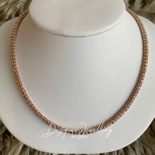 Load image into Gallery viewer, 10K Rose Gold 3.5mm 3D Fancy Link Chain
