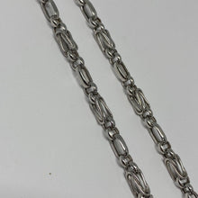 Load image into Gallery viewer, One-of-a-kind Italian 10K White Gold Fancy Link Chain
