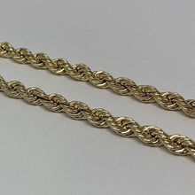 Load image into Gallery viewer, 10K Gold 5mm Rope Chain
