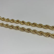 Load image into Gallery viewer, 10K gold 8mm rope chain
