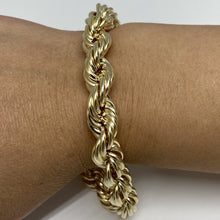 Load image into Gallery viewer, 10K Gold 9 mm Rope Chain
