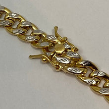 Load image into Gallery viewer, 10K Gold Diamond Cut Fancy Miami Cuban Chain
