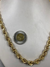 Load image into Gallery viewer, 10K Gold 7.5 mm Rope Chain
