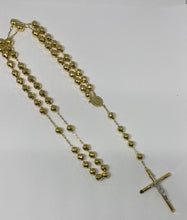 Load image into Gallery viewer, 10K Yellow Gold Diamond Cut Rosary
