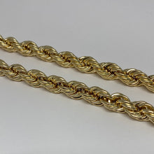 Load image into Gallery viewer, 10K Gold 9 mm Rope Chain
