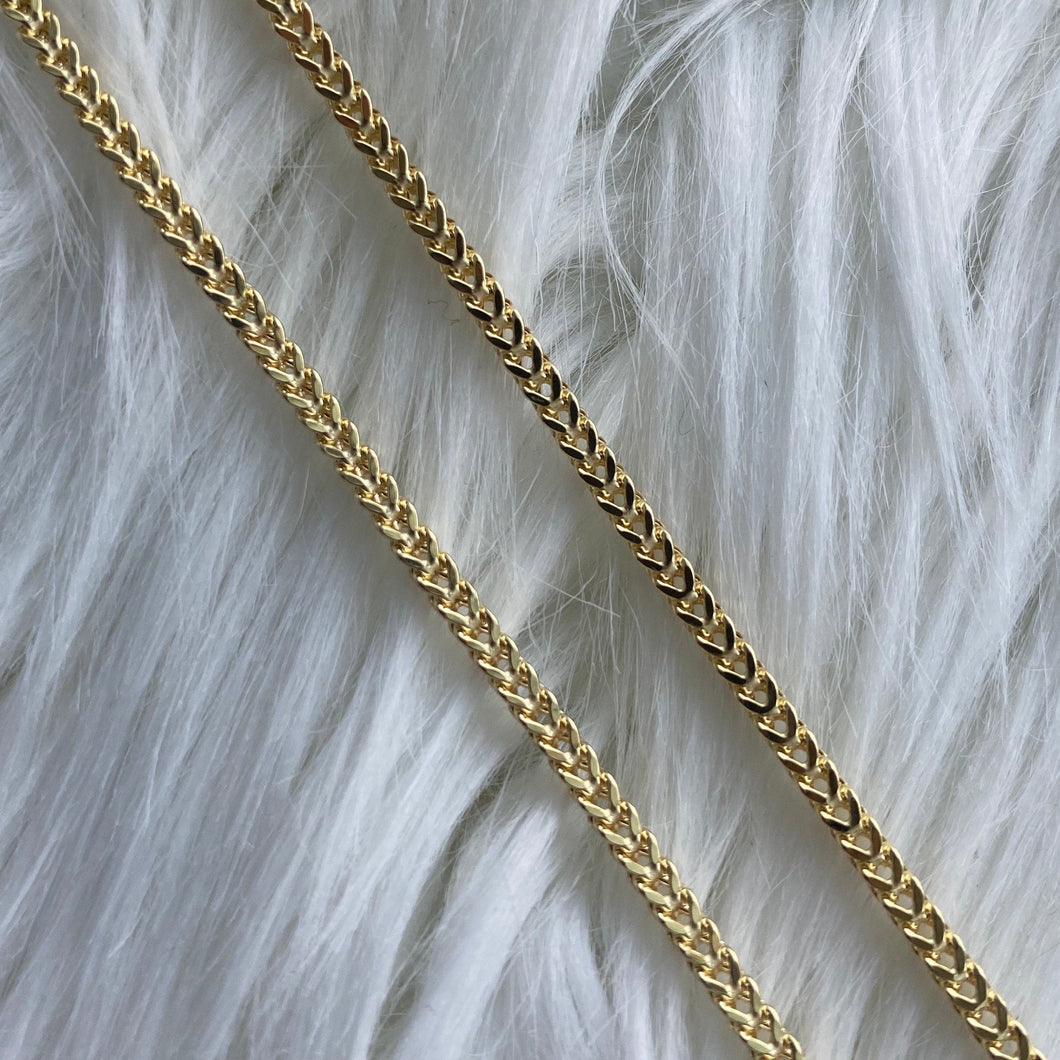 10K Gold 2mm Franco Chain