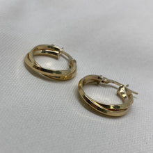 Load image into Gallery viewer, Small 10K Gold Twisted Hoop Earrings
