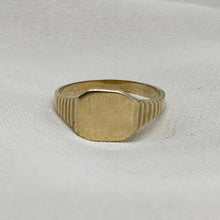 Load image into Gallery viewer, Baby 10K Gold Signet Ring
