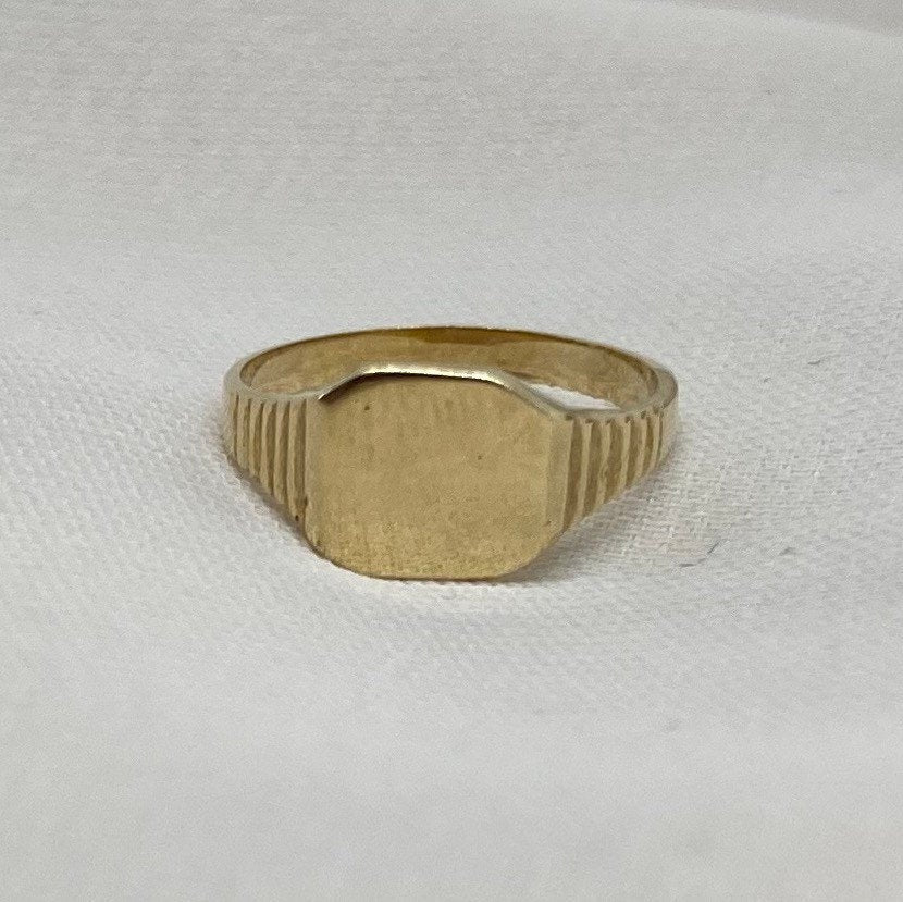 Baby 10K Gold Signet Ring