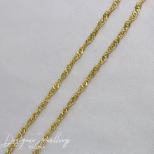 Load image into Gallery viewer, 10K Gold Singapore Necklace
