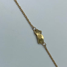 Load image into Gallery viewer, Small 10K Gold Teddy Bear Baby ID Bracelet
