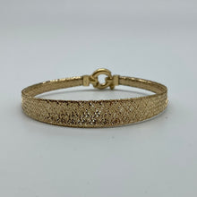 Load image into Gallery viewer, Ladies 10k Gold Mesh Bangle
