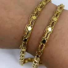 Load image into Gallery viewer, 10K Yellow Gold 5 mm Fancy Link Chain
