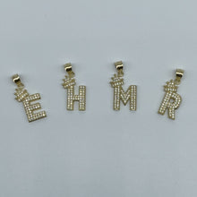 Load image into Gallery viewer, NEW 10K Gold Crown Initial Pendants
