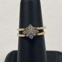 Load image into Gallery viewer, 14K Gold Reversible Diamond and Birth Stone Cocktail Ring
