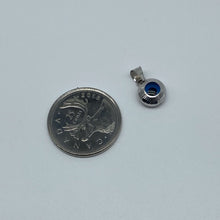 Load image into Gallery viewer, 10K White Gold Blue Eyed Evil Eye Pendant
