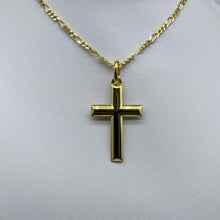 Load image into Gallery viewer, NEW 10K Gold Cross chain
