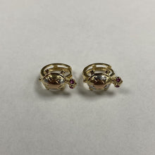 Load image into Gallery viewer, 14K Yellow Gold Turtle Huggie Earrings
