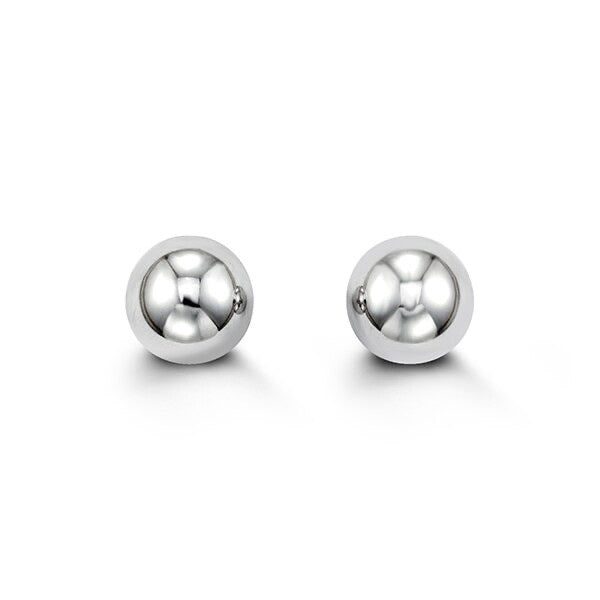 10K/14K Classic 8 mm Ball Stud Earrings