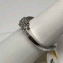 Load image into Gallery viewer, 10K White Gold Diamond Past Present Future Band
