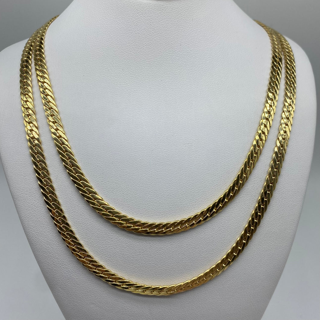 10K Gold 4.5 mm Herringbone Chain