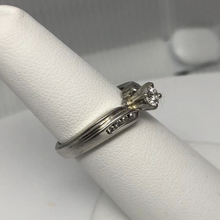 Load image into Gallery viewer, 10K White Gold Diamond Engagement Ring
