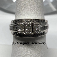 Load image into Gallery viewer, 10K White Gold Diamond Engagement Ring
