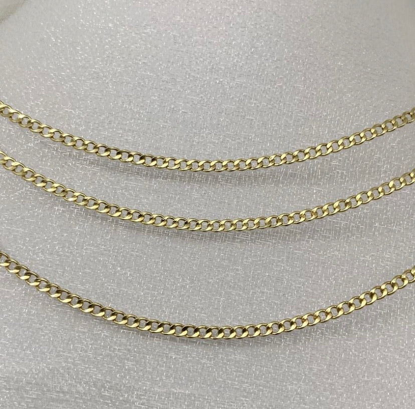 10K Gold Mini Miami Cuban Chain