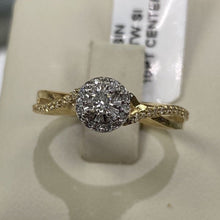 Load image into Gallery viewer, 14K Gold Diamond Bridal Ring
