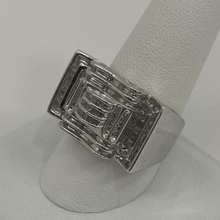 Load image into Gallery viewer, 10K White Gold Baguette Diamond Ring
