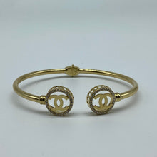 Load image into Gallery viewer, Ladies 10K Gold CZ Bangles
