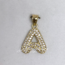 Load image into Gallery viewer, 10K Gold Block Letter Initial Necklace
