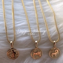 Load image into Gallery viewer, 10K Gold Zodiac Necklace
