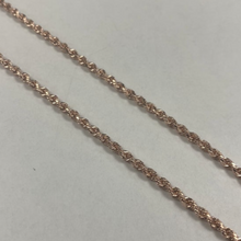 Load image into Gallery viewer, 10K Rose Gold 2.5 mm Rope Chain
