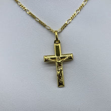 Load image into Gallery viewer, NEW 10K Gold Crucifix chain
