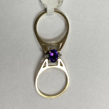 Load image into Gallery viewer, 14K Gold Reversible Diamond and Birth Stone Cocktail Ring
