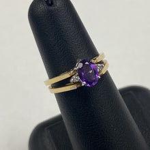 Load image into Gallery viewer, 14K Gold Reversible Diamond and Birth Stone Cocktail Ring
