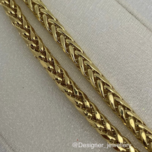 Load image into Gallery viewer, 10K Gold 4.5 mm Wheat Chain
