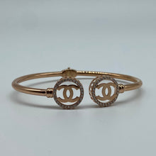 Load image into Gallery viewer, Ladies 10K Gold CZ Bangles
